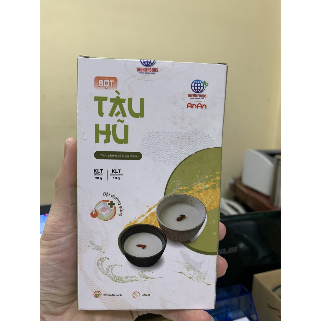 Bột Tàu Hũ 90gr - Làm Tào Phớ, Tàu Hũ - Nguyên Liệu Nấu Chè, Làm Bánh ( Có Hướng Dẫn Trên Bao Bì)