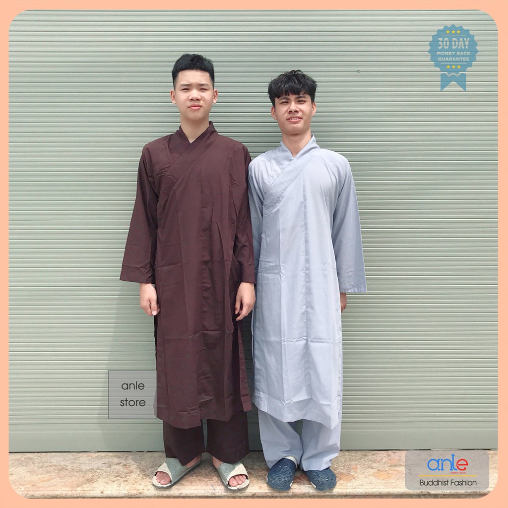 ◈♦Đồ lam đi chùa Áo Tràng Nam Nữ, Bộ Phật tử vải Kate Giản dị Kín đáo Thoáng mát phù hợp khi lễ