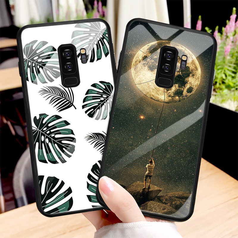 Ốp điện thoại nhựa dẻo họa tiết xinh xắn dễ thương cho Samsung Galaxy S8 S9 Plus Note 8