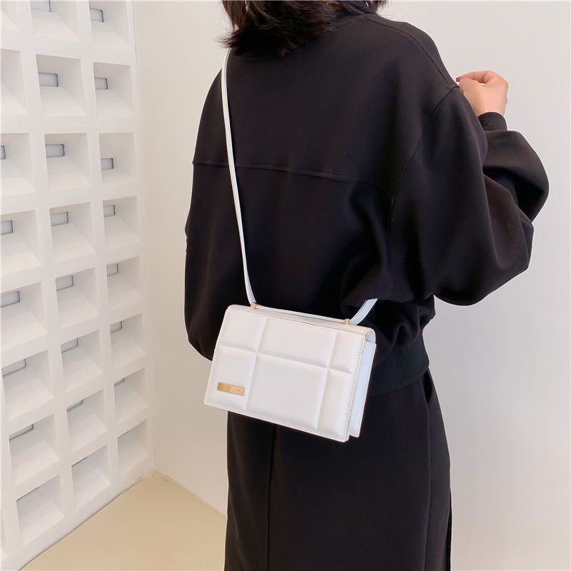 Túi hộp vuông đeo chéo nữ đơn giản túi đeo vai đi chơi đi làm