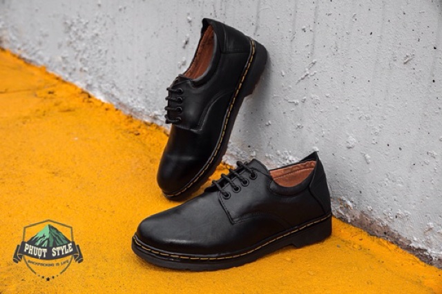 DR CLASSIC 1462 - Da bò thật - nguyên tấm - đế khâu