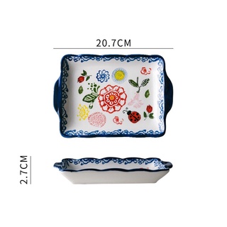 Set bát đĩa hoa bướm