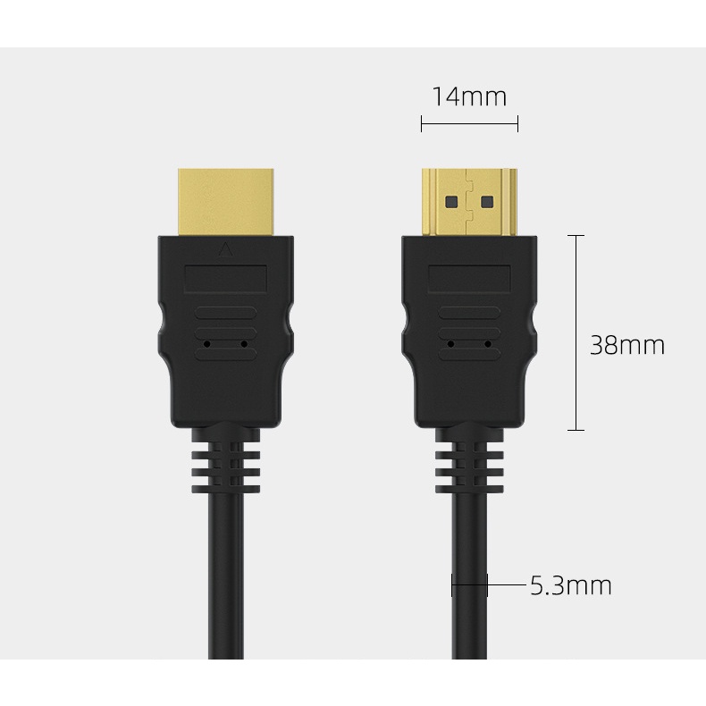 Dây màn hình HDMI 1.4 HD Line - Độ phân giải 1080x1920 (cáp HDMI mạ vàng)  [CHẤT]