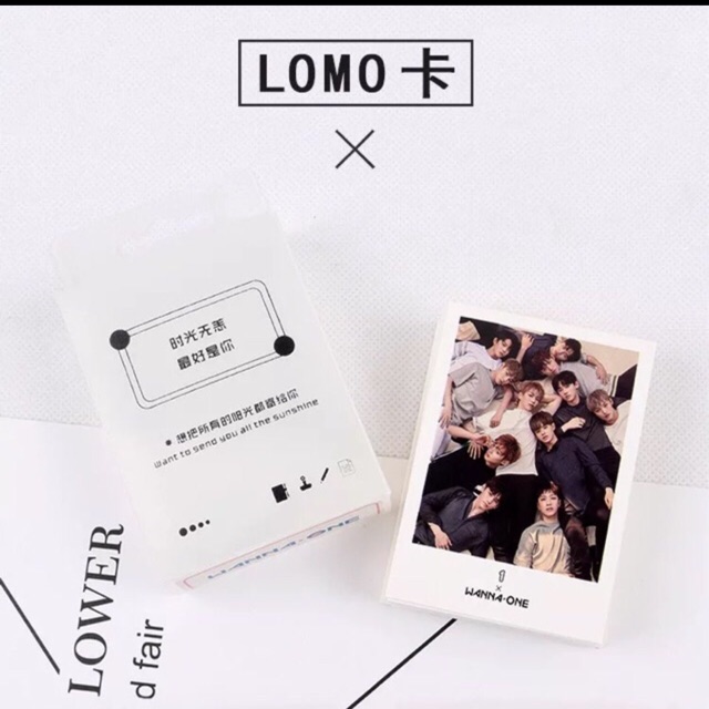 Lomo card hộp nhựa của WANNA ONE