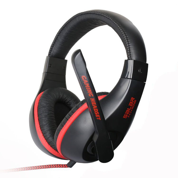 TAI NGHE GAME THỦ CHỤP TAI CÓ MIC ĐÀM THOẠI SALAR KX-102 DÙNG TỐT CHO CẢ ĐIỆN THOẠI VÀ MÁY TÍNH ÂM THANH CỰC ÊM VÀ RÕ