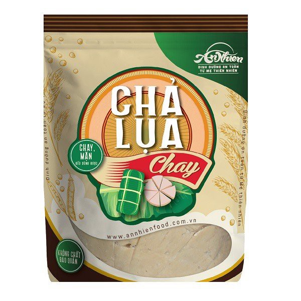 Giò Thủ Chay / Cá viên/ Cá thu/ Chả lụa chay An Nhiên 500g