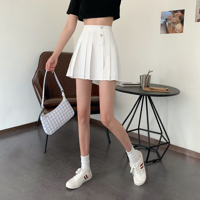 Chân Váy Chữ A Lưng Cao Phong Cách Hàn Quốc | BigBuy360 - bigbuy360.vn