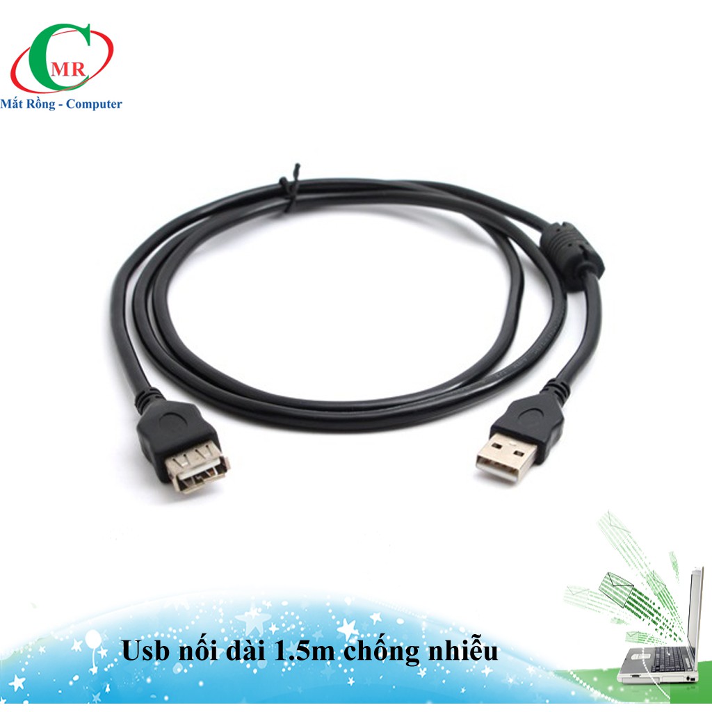 Cable USB nối dài chống nhiễu 1.5M