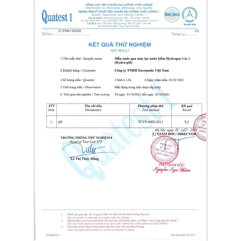 Lõi lọc nước tạo khoáng, kiềm, Hydrogen 3 in 1 nhập khẩu Hàn Quốc chống oxi hóa, dư axit, loãng xương.