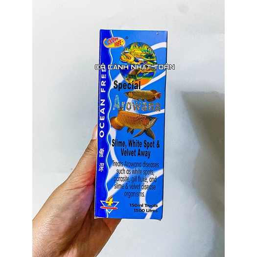 SPECIAL AROWANA SLIM SỐ 4 150ML OCEAN FREE CHO CÁ RỒNG RẬN, ĐỐM TRẮNG, SÁN, MANG CÁ, NẤM VELVET