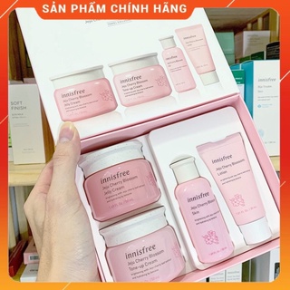 SET DƯỠNG TRẮNG HOA ANH ĐÀO INNISFREE Jeju Cherry Blossom Cream Duo Set