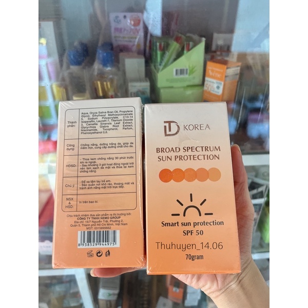 Kem Chống Nắng Korea Broad Spectrum Sun Protection