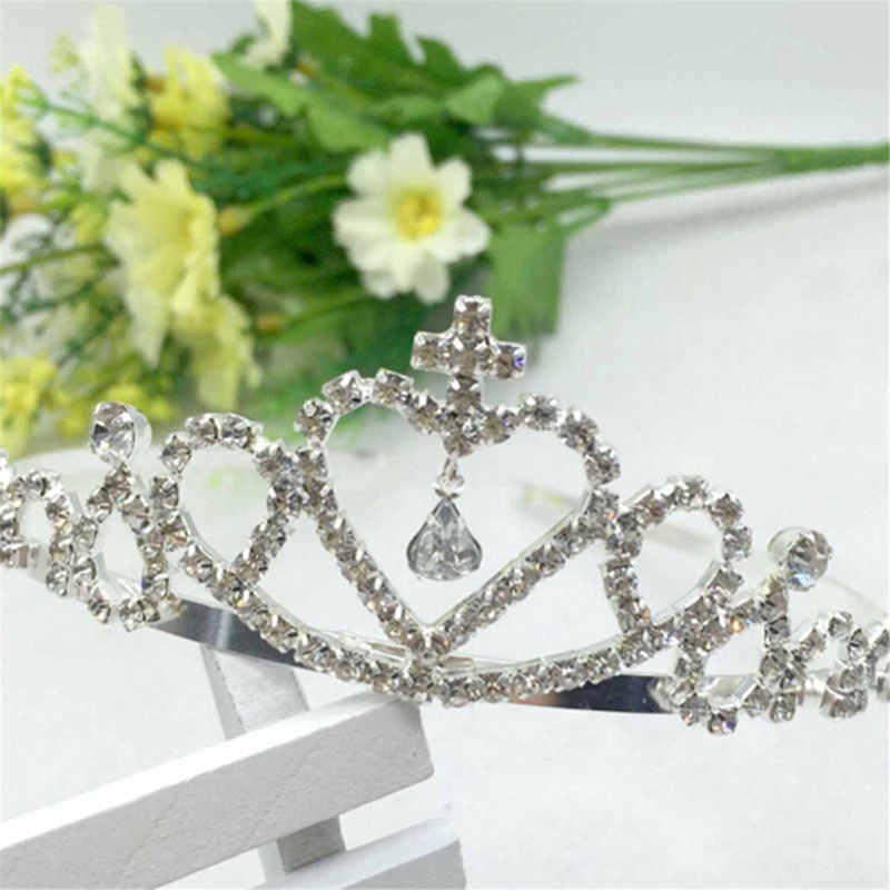 Vương Miện Công Chúa Đính Đá Pha Lê Cho Bé Gái