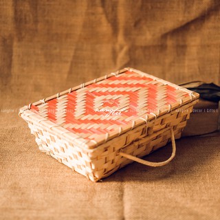 Giỏ đựng quà tre đan thủ công - Phong cách vintage