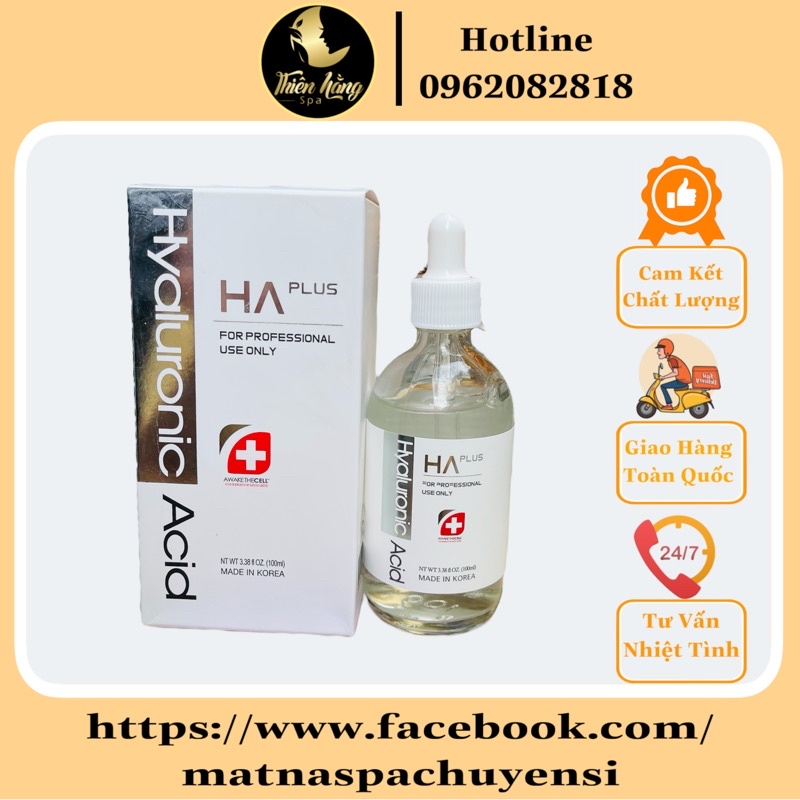 SERUM HA PLUS( Chính Hãng Hàn Quốc) - SIÊU CĂNG BÓNG DA CẤP ẨM 100ml