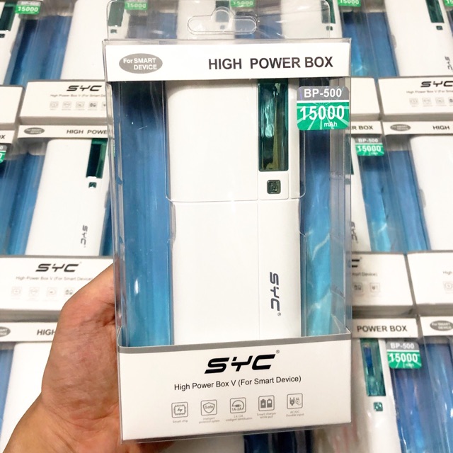 Pin sạc dự phòng, Sạc dự phòng SYC 15000 mAh Chính Hãng