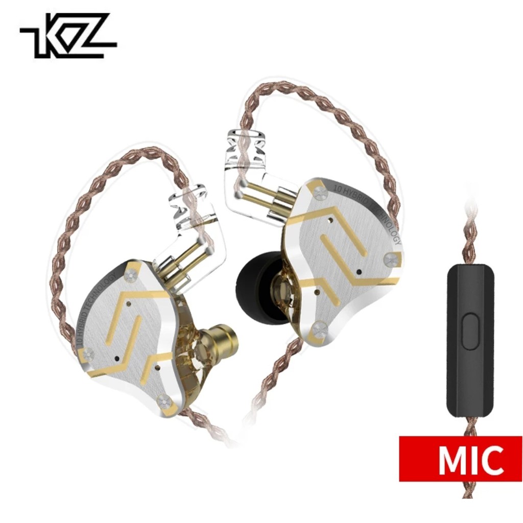 Tai nghe KZ ZS10 PRO - 10 Driver với housing nhỏ gọn, chất âm tuyệt vời có Micro