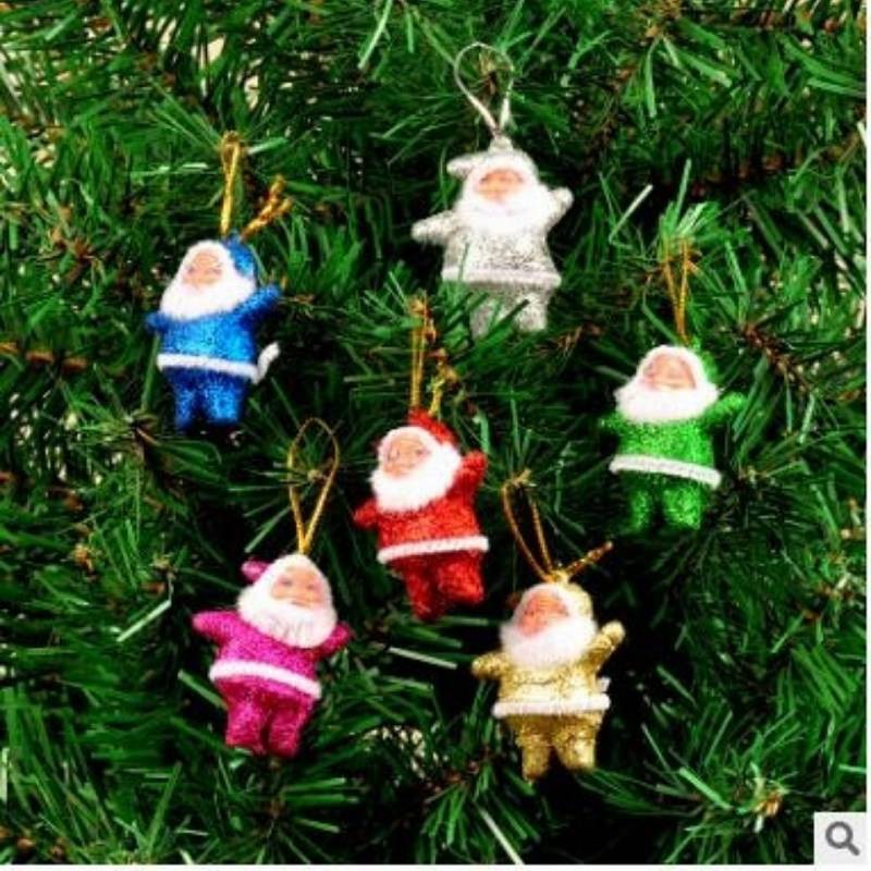  Christmas Holiday Tree Pendant Doll Christmas Decorations 4.5 Colorful Santa Claus Christmas decoration holiday decoration Birthday Decoration Christmas hat digital balloon