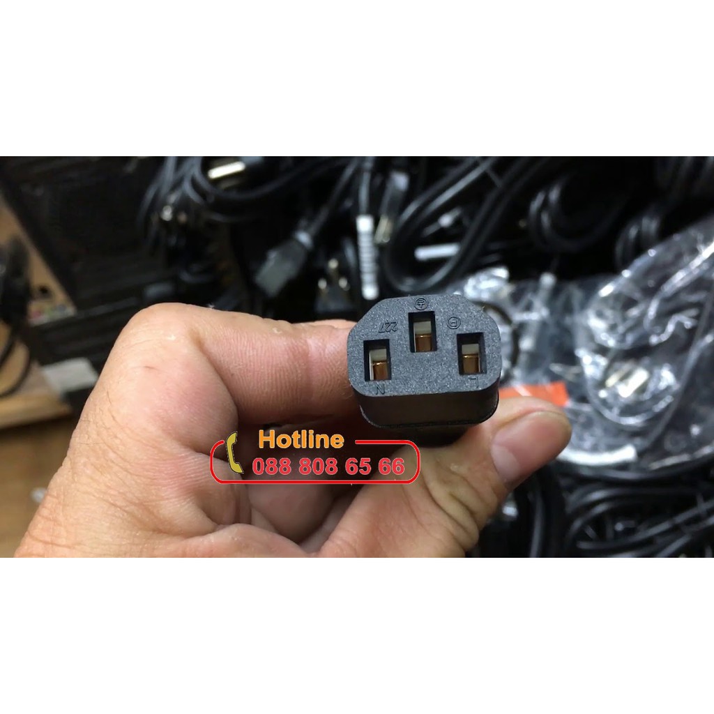 Dây Nguồn PC 3 Chấu Dài 2M Chính Hãng HP