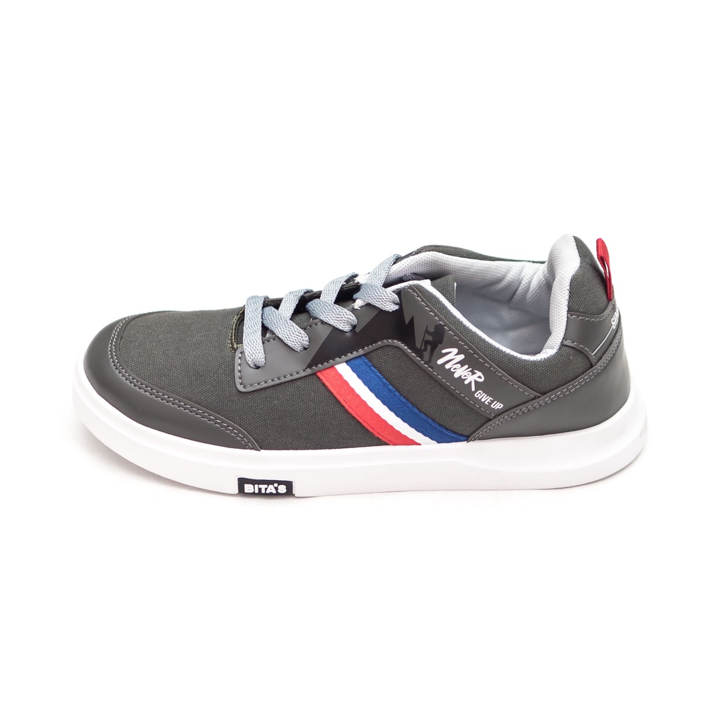 GIÀY THỂ THAO BATA HỌC SINH BÉ TRAI BITA'S GVBT.79 (NAVY + XÁM) - BITAS SPORT SNEAKERS