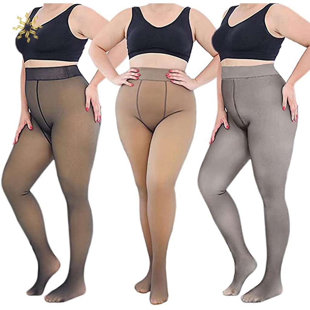 Quần Tất Dài Size Lớn Ôm Chân Giữ Nhiệt Mùa Đông Cho Nữ
