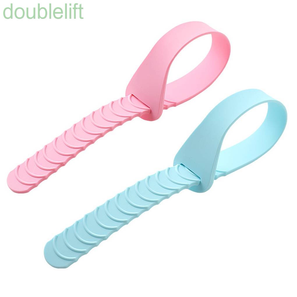 2 Dụng cụ nâng nắp bồn cầu bằng silicon màu sắc ngẫu nhiên