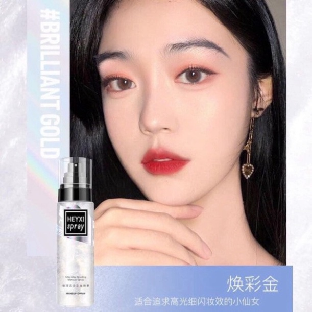 Xịt nhũ khoá trang điểm HEYXI Dưỡng ẩm cố định lớp makeup 100ML HXTD | BigBuy360 - bigbuy360.vn