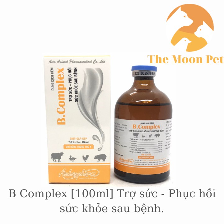 B Complex [100 ml] Trợ sức - Phục hồi sức khỏe gà đá, vật nuôi