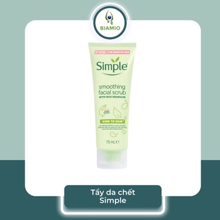 Tẩy Da Chết Simple Kind To Skin Smoothing Facial Scrub Dịu Nhẹ 75mL TBC04