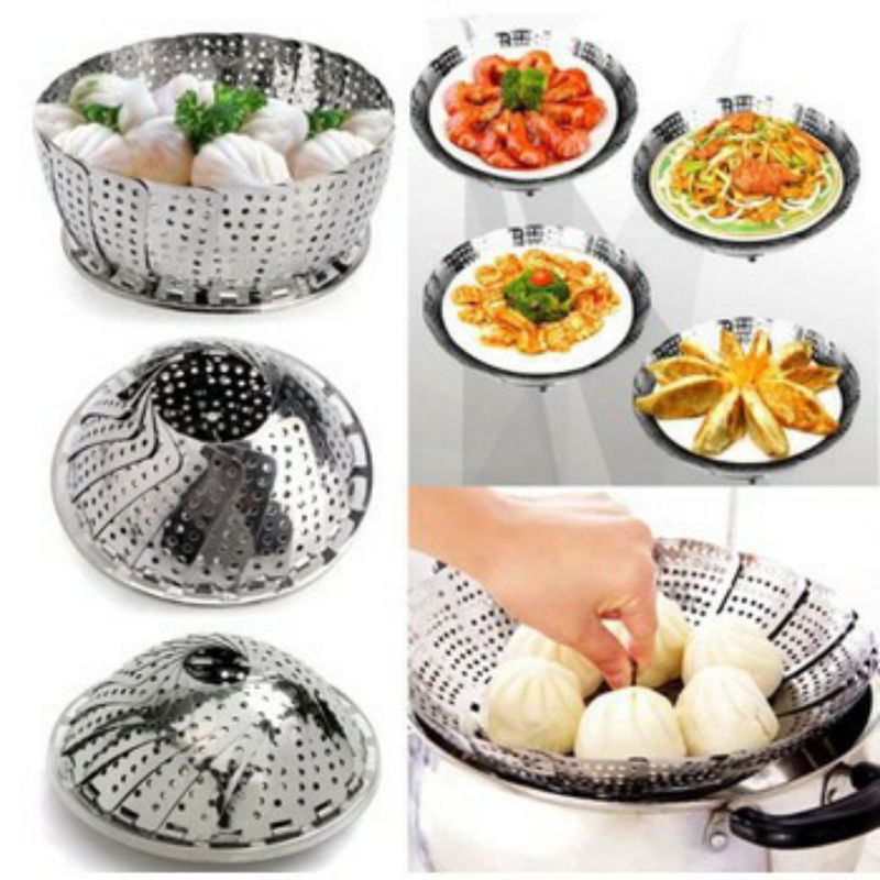 XỬNG HẤP ( VỈ HẤP ) INOX GẤP GỌN
