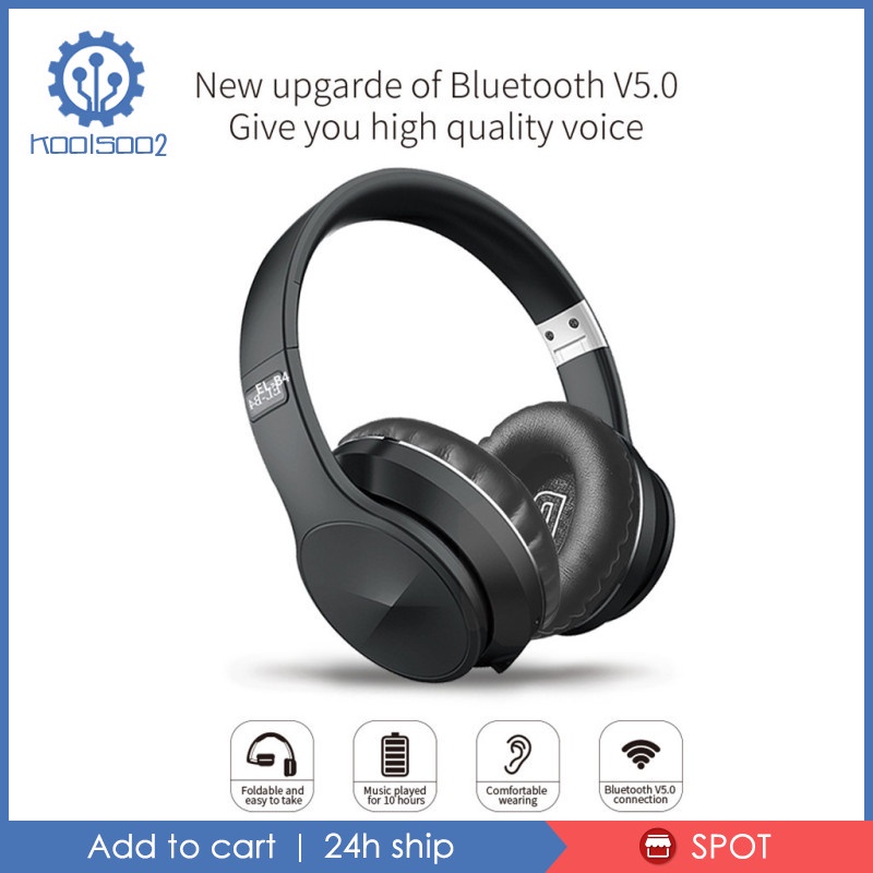 Tai Nghe Bluetooth Không Dây Gấp Được Kool2-8 Có Mic Fm Radio