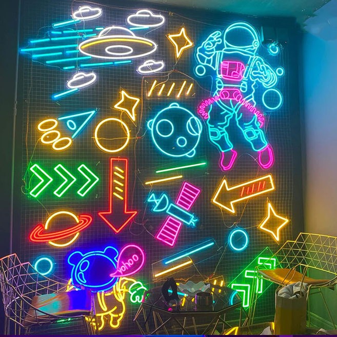 Đèn Trang Trí LED Neon Sign nhiều mẫu, Decor Phòng Ngủ