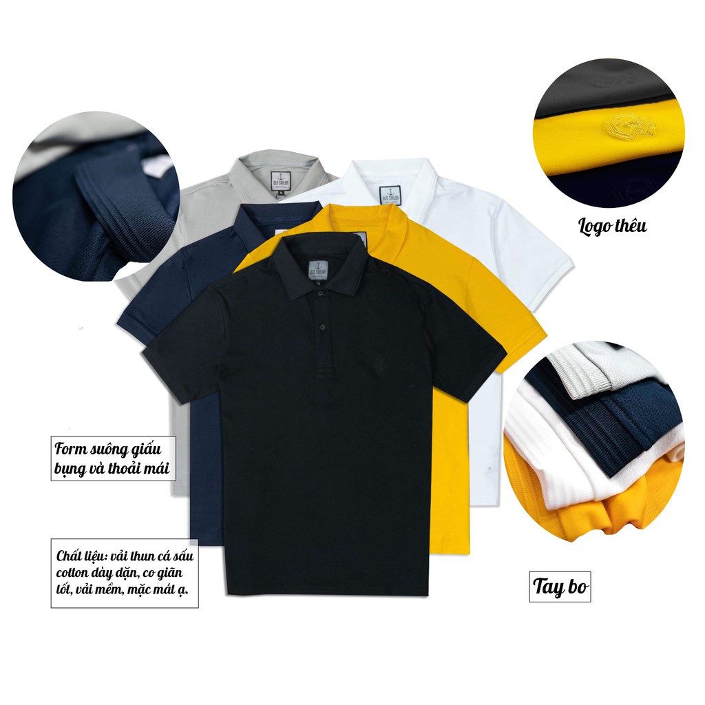 Áo Thun polo bigsize 80kg -130kg | Có cổ vải thun cá sấu size lớn -  A151 | BigBuy360 - bigbuy360.vn