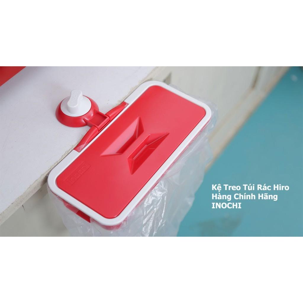 Kệ treo túi rác Hiro hàng xuất Nhật, thiết kế thông minh, nhựa nguyên sinh treo từ 2,5kg đến 3kg