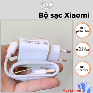 Bộ sạc nhanh dùng cho Xiaomi, củ cáp xạc mi chân micro và chân typeC, sạc nhanh và truyền dữ liệu - KLH Shop