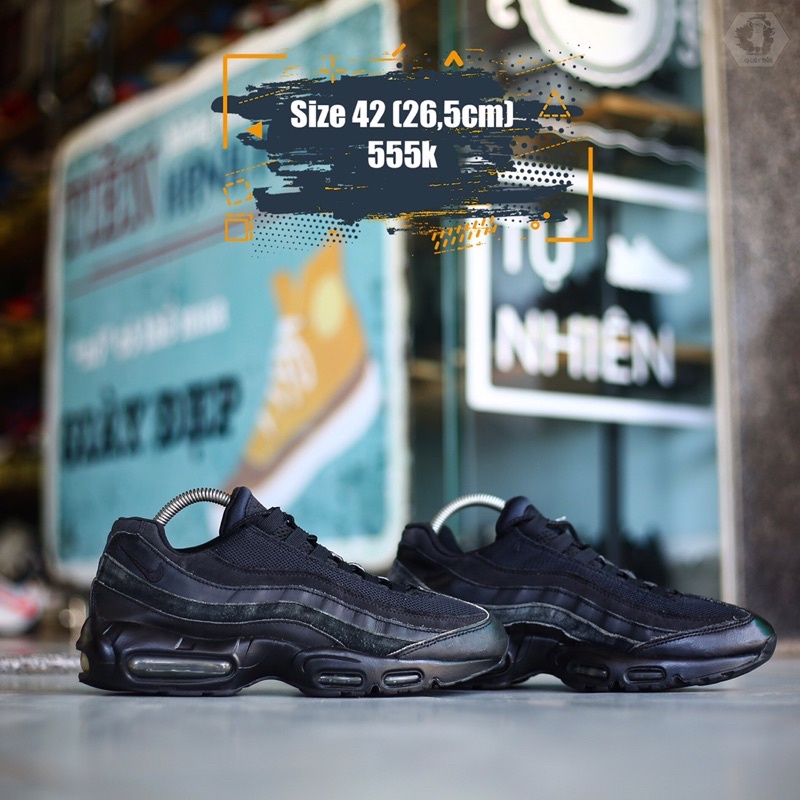 giày chính hãng đã qua sử dụng Nike Air Max 95 Essential black