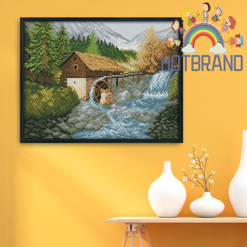 Bộ Tranh Thêu Chữ Thập 14ct Tự Làm Hình Phong Cảnh