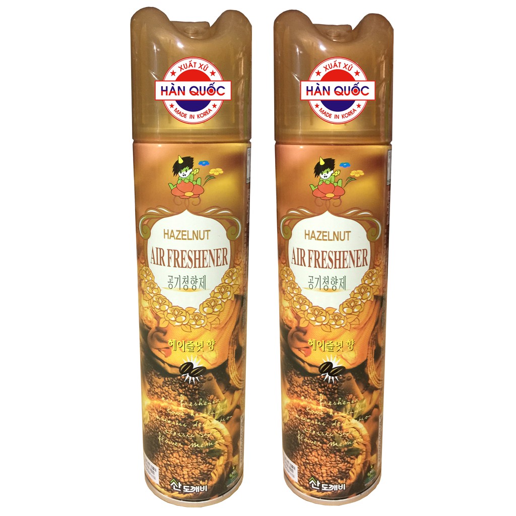 Combo 2 Nước hoa xịt phòng Sandokkaebi 370ML Hương Cafe