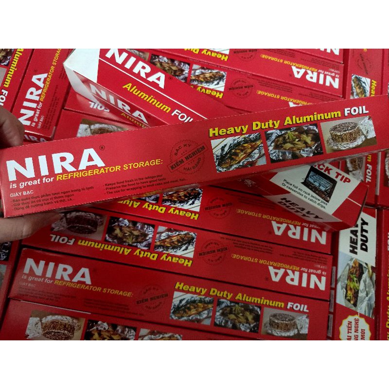 Cuộn giấy bạc NIRA cao cấp đa năng nướng và bọc thực phẩm an toàn chất lượng