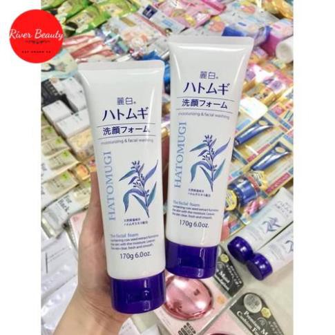 Sữa Rửa Mặt HATOMUGI Reihaku Hạt Ý Dĩ Nội Địa Nhật Bản - Tuýp 130g | BigBuy360 - bigbuy360.vn