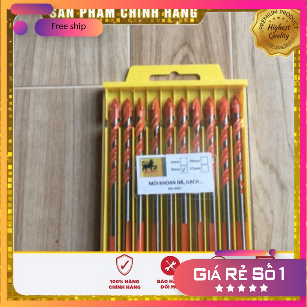 [GIÁ SẬP SÀN] Mũi khoan Đa năng chất lượng -khoan gạch men, mũi khoan đá