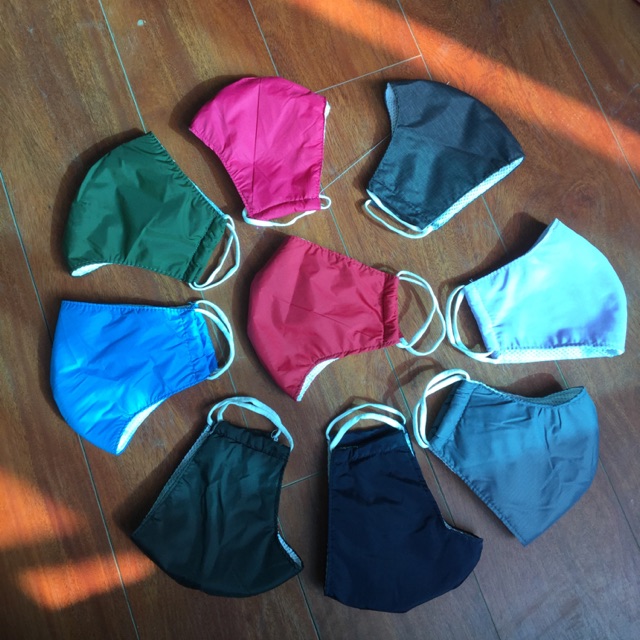 Khẩu trang 3 lớp vải gió kháng nước