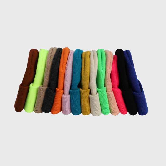 Nón dệt kim màu trơn phong cách Hàn Quốc thời trang thu đông cho nữ