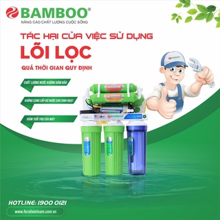 Máy lọc nước RO không vỏ tủ Bamboo