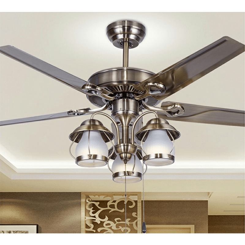 Quạt trần đèn 104, SuperVilighting,MS: QTR-104, Động cơ Đồng AC 90W. sải cánh 1,32m, số cánh 0Bảo hành động cơ 48 tháng.