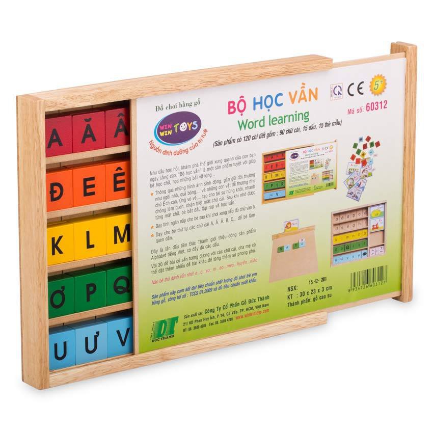 Đồ Chơi Dạy Bé Học Vần Giúp Bé Nhanh Biết Chữ - Thương Hiệu Winwintoys 60312