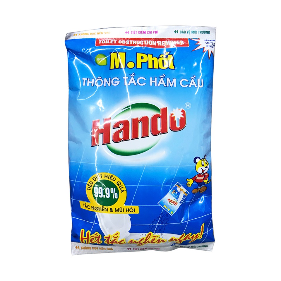 Gói Thông Tắc Hầm Cầu M. Phốt HANDO 300g[Chỉ dùng cho hầm cầu bể phốt không dùng cho đường ống]