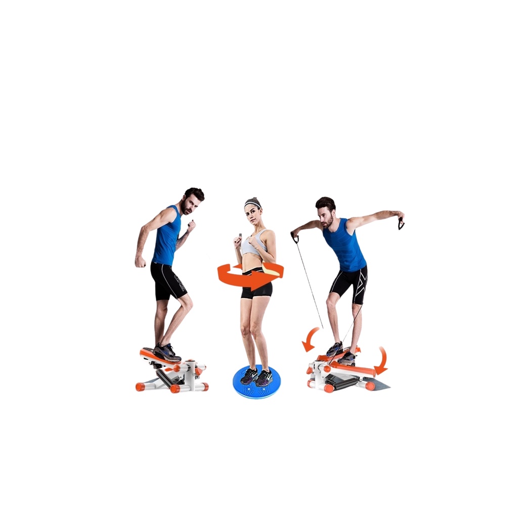 Máy chạy bộ thuỷ lực MIM, thiết bị chạy bộ tại chỗ MIM ( tặng kèm dây và đĩa xoay eo)