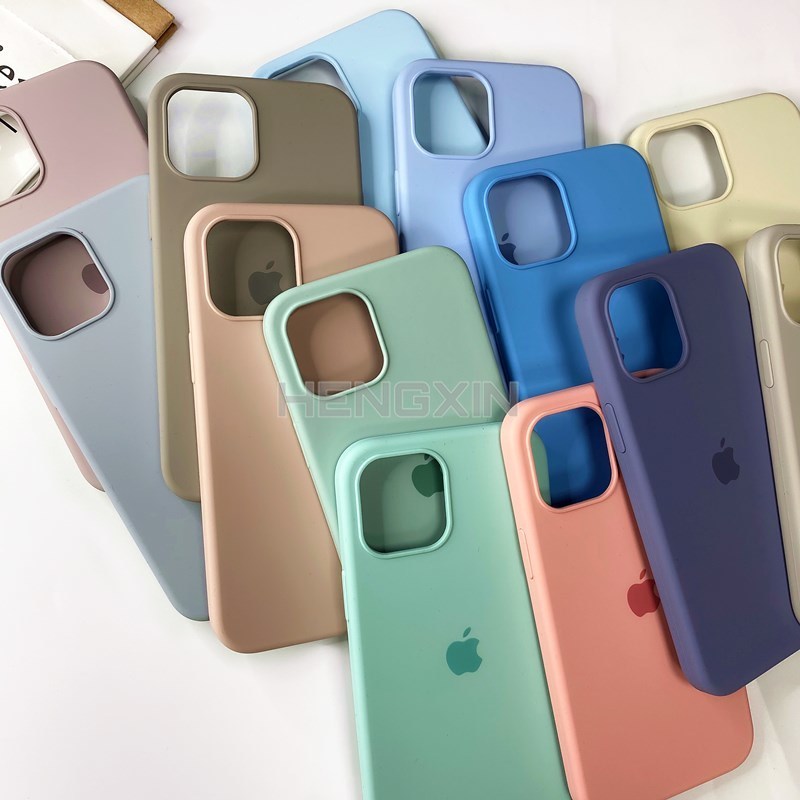 Ốp Lưng Silicone Màu Trơn Đơn Giản Cho Iphone 12 12pro 11pro 6 6s 7 8 Plus I7 I8 I6 I6S | BigBuy360 - bigbuy360.vn