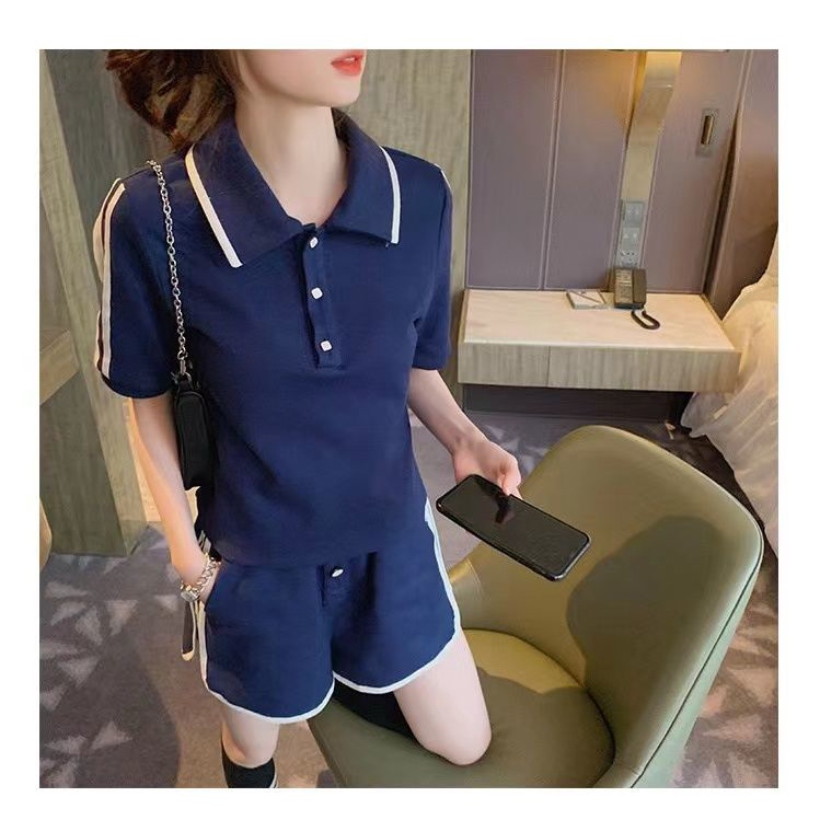 Bộ Đồ Thể Thao Ngắn Thời Trang Hàn Quốc Xinh Xắn